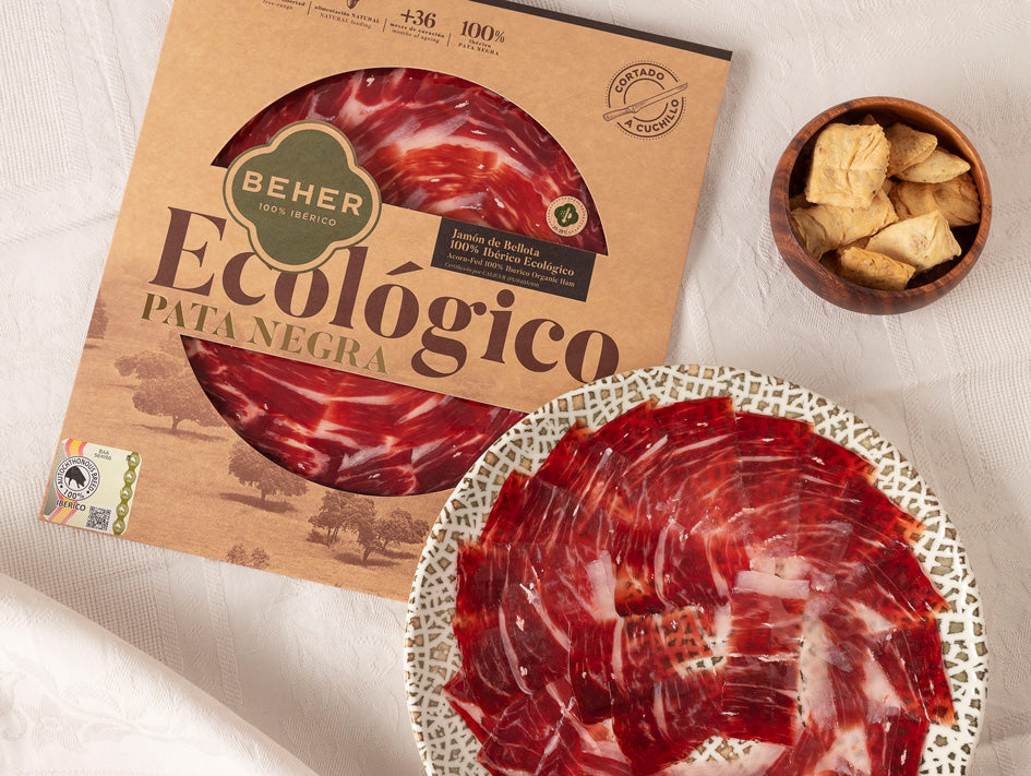 Prosciutto di ghianda 100% iberico affettato “Pata Negra” | ORO