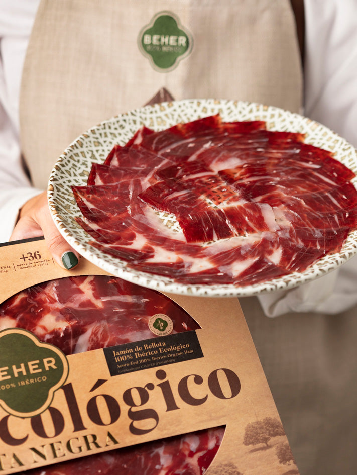 Prosciutto di ghianda 100% iberico affettato “Pata Negra” | ORO