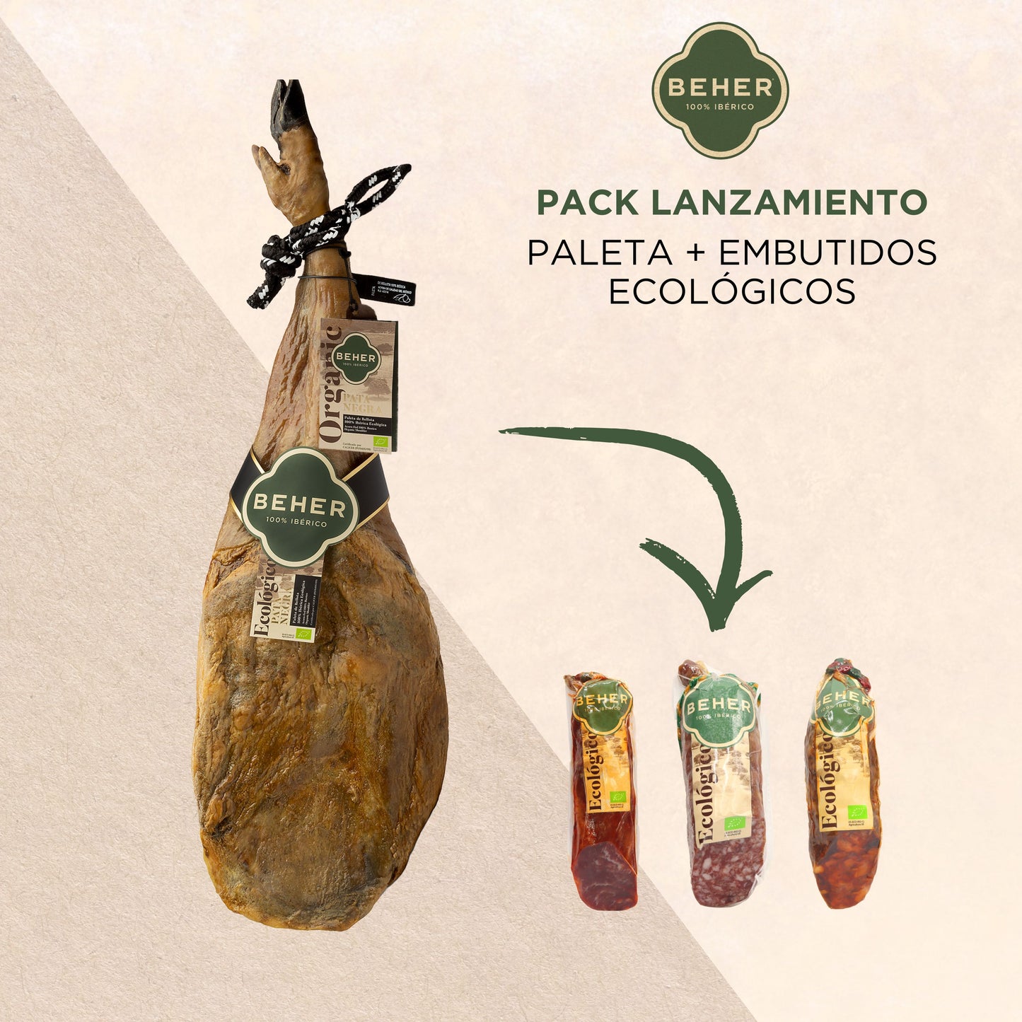 Paleta de Bellota 100% Ibérica Ecológica