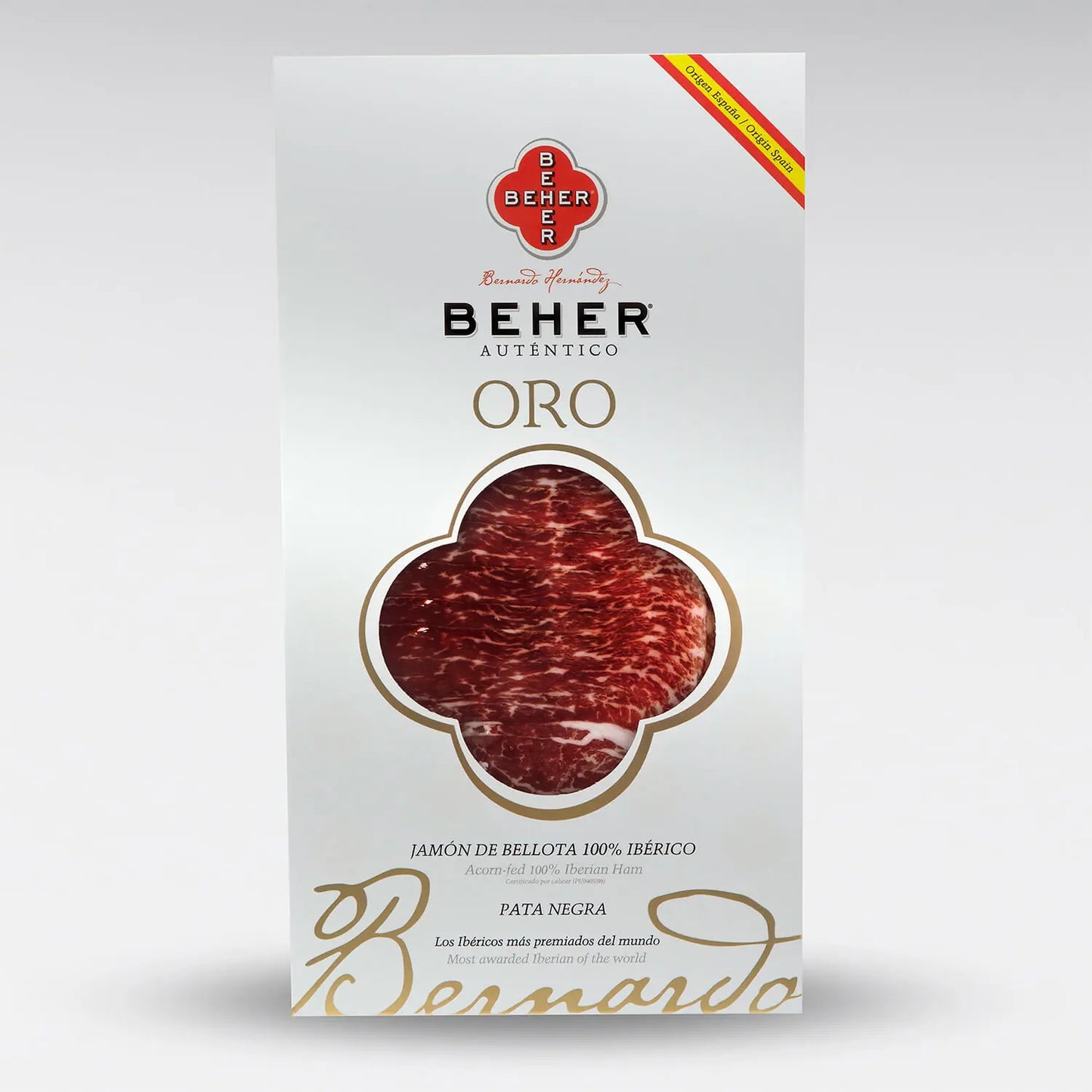 Geschnittener 100 % iberischer Eichelmastschinken „Pata Negra“ | GOLD