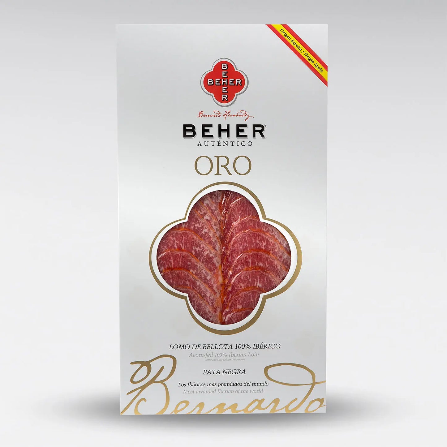 Sliced 100% Iberian Acorn-fed Loin “Pata Negra” | GOLD