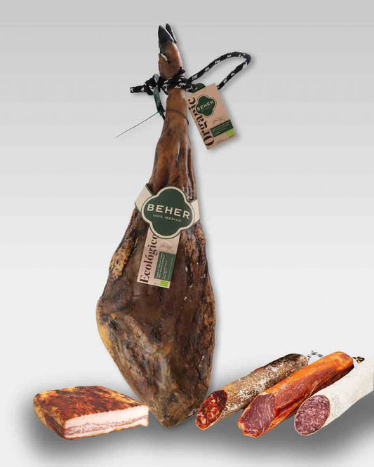 Lote Jamón de Cebo de Campo 100% ibérico Ecológico